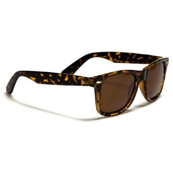 Classic Polarized Unisex Brown Sunglasses - WF01PZ 2